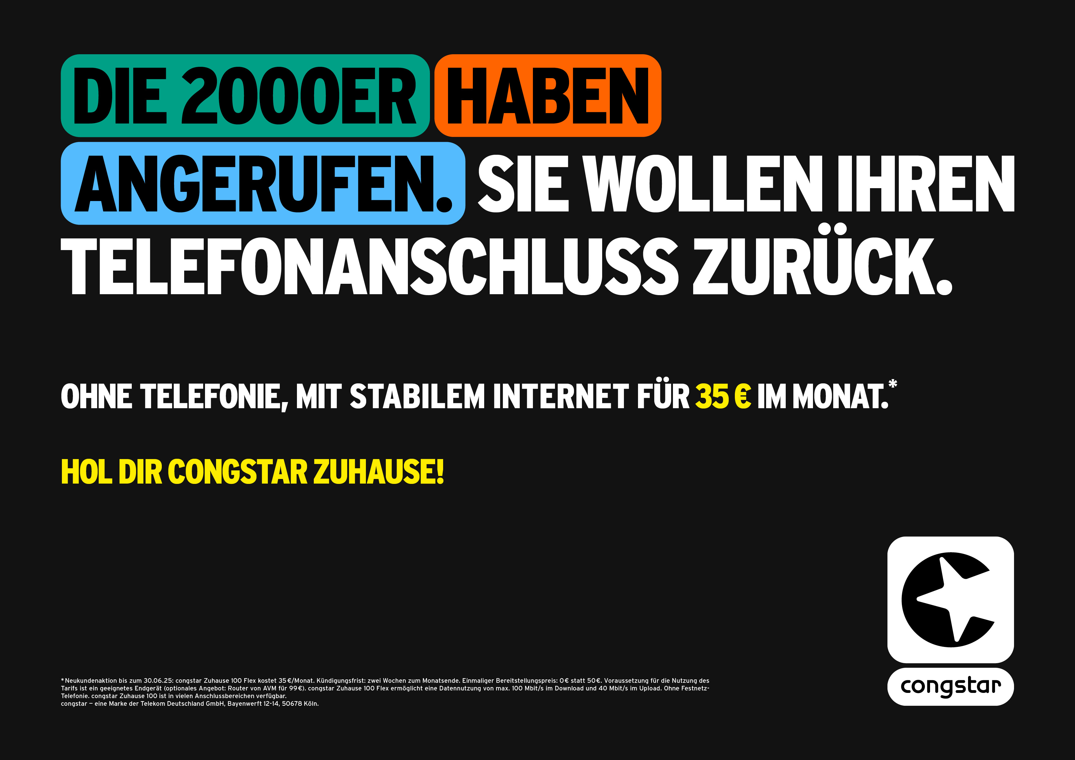 congstar Zuhause OOH