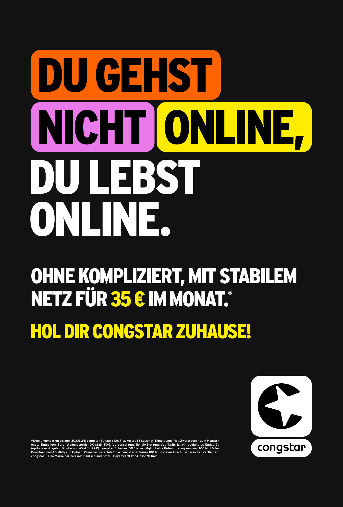 congstar Zuhause OOH